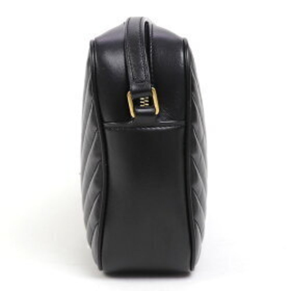 Yves Saint Laurent Monogram Lou Camera Tassel Charm YSL Logo Fringe Chevron V - Picture 5 of 7